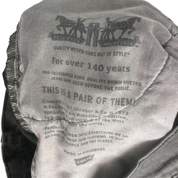 Levi’s Levi Strauss & Co. Vintage 512 Jeans - Gray Men’s Size W30 L32 - RARE - Picture 7 of 10
